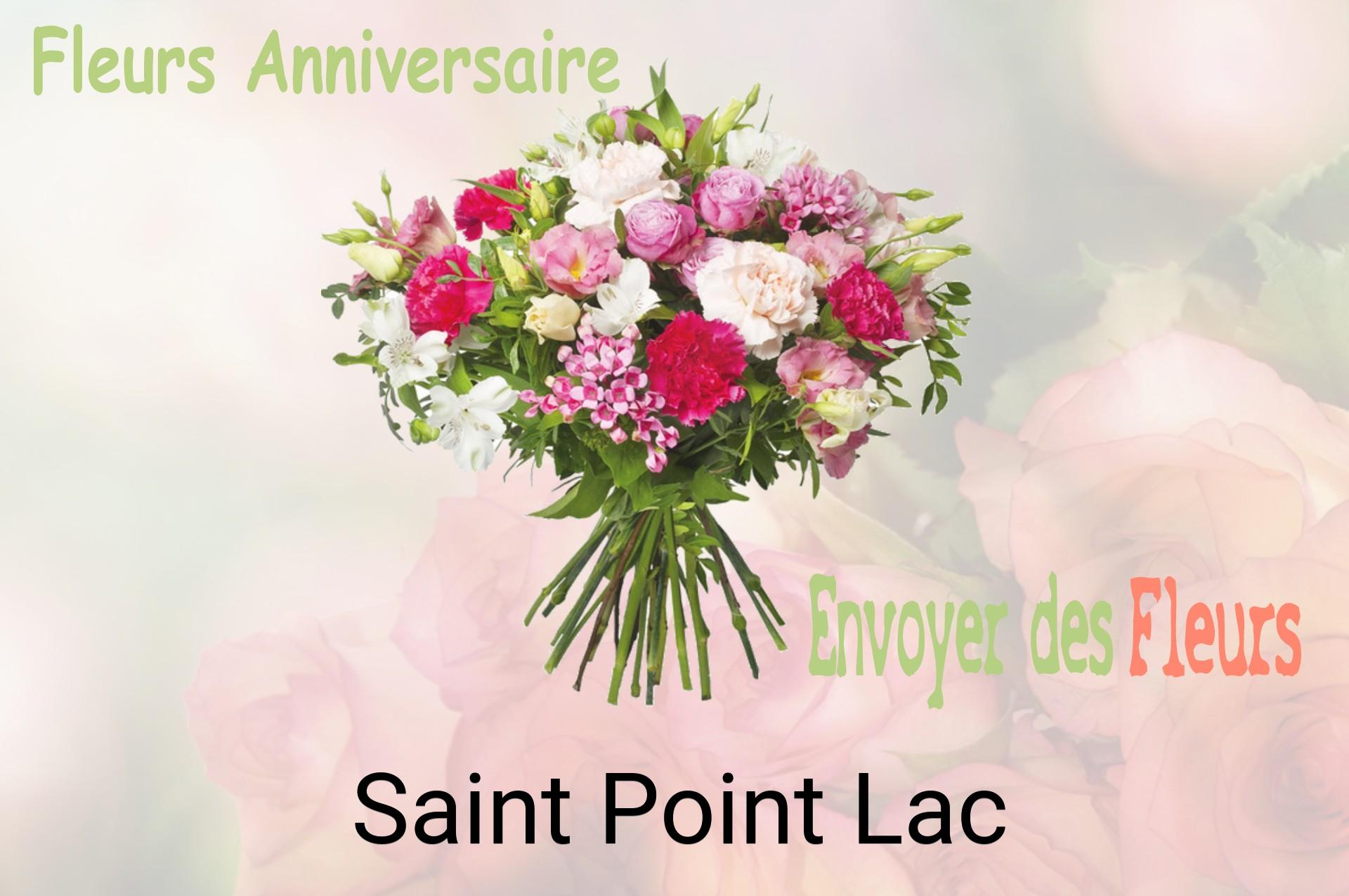 Bouquet de fleurs d’anniversaire livré à Saint-Point-Lac