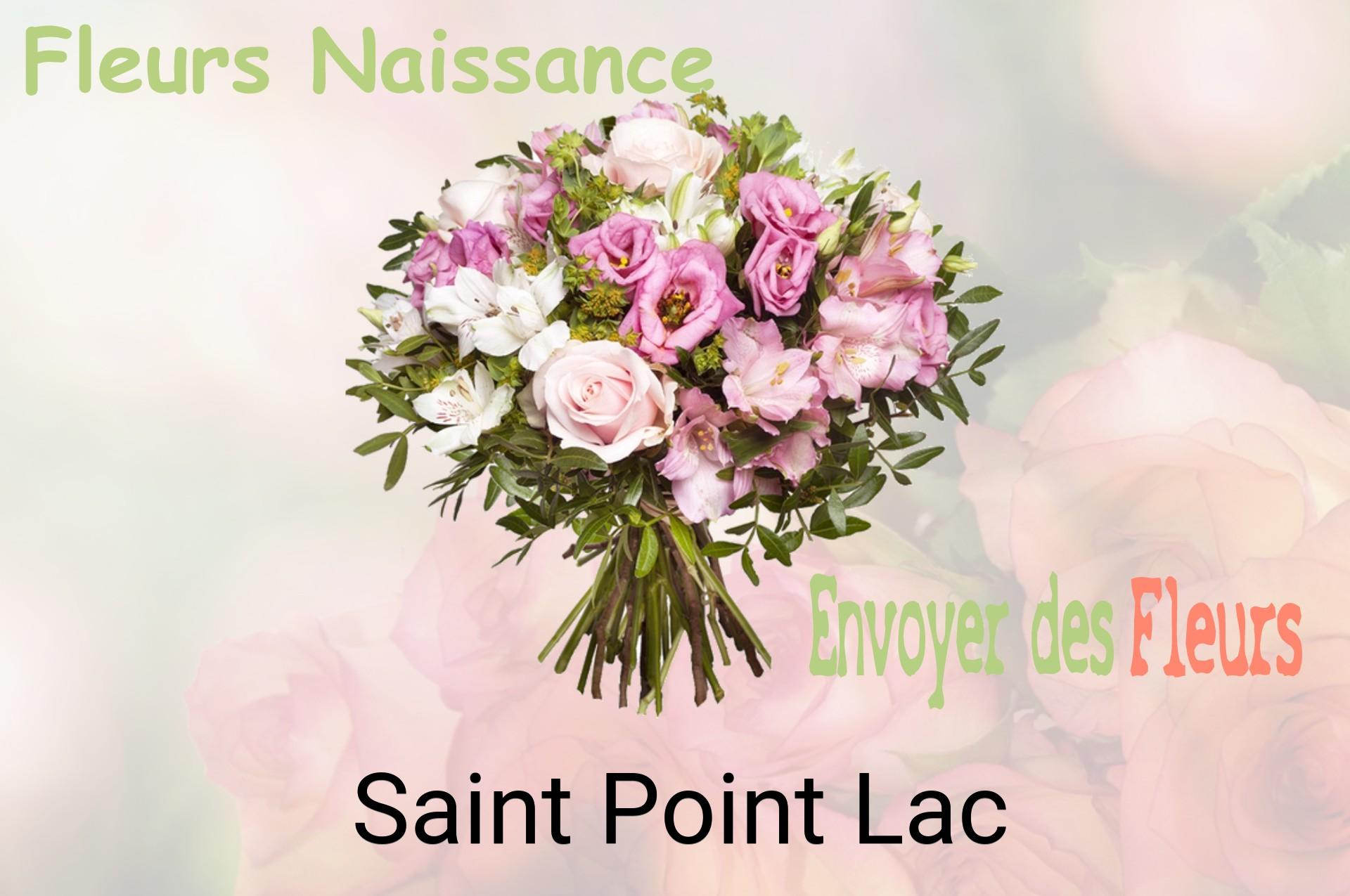 Bouquet de fleurs de naissance livré à Saint-Point-Lac